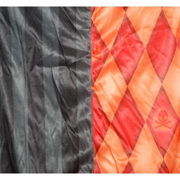 Underwraps Evil Scary Clown Teen One Size Halloween Costume Skull Print - Picture 6 of 15